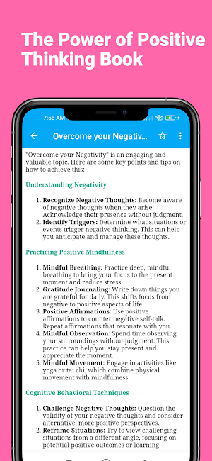 Positive Thinking Book Screenshot 1