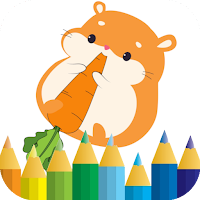Hamster Cartoon Coloring