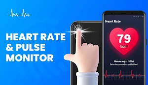 Heart Rate Monitor - Pulse App Screenshot 0