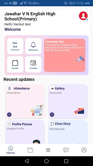 Jawahar VN English High School Screenshot 1