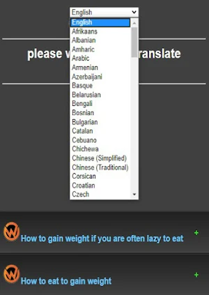How to increase body weight Screenshot 1