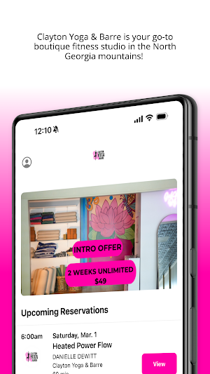 Clayton Yoga & Barre 2.0 2 Screenshot 2