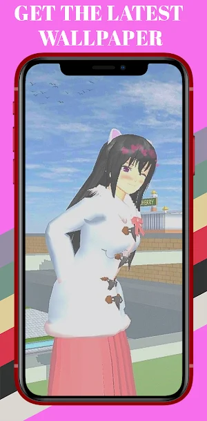 Sakura School Wallpaper HD Screenshot 3