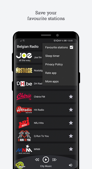 Belgian radio stations - radio Belgium Screenshot 2