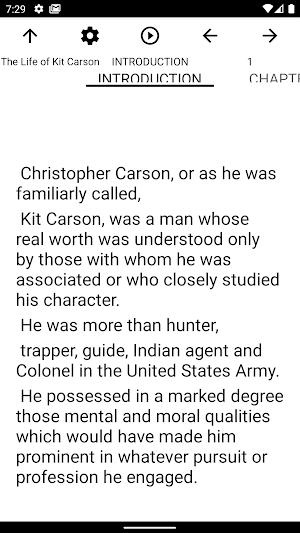 Book, The Life of Kit Carson Screenshot 1
