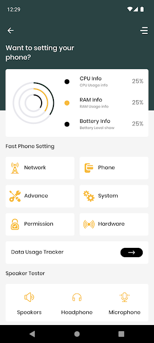 Settings App Screenshot 0