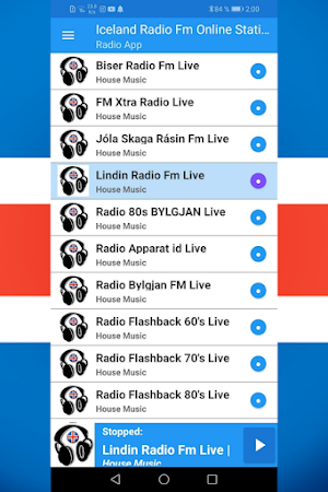 Iceland Radio Fm Online Statio Screenshot 2