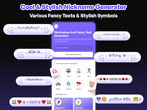 Nickname generator :Fancy font Screenshot 0