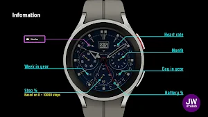 JW112 jwstudio watchface Screenshot 1