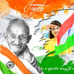 Gandhi Photo Frame 2022 Screenshot 0