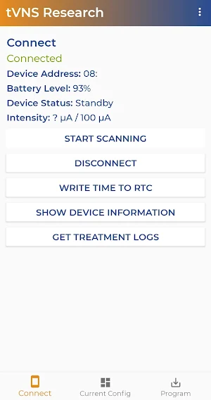 tVNS Research Screenshot 2