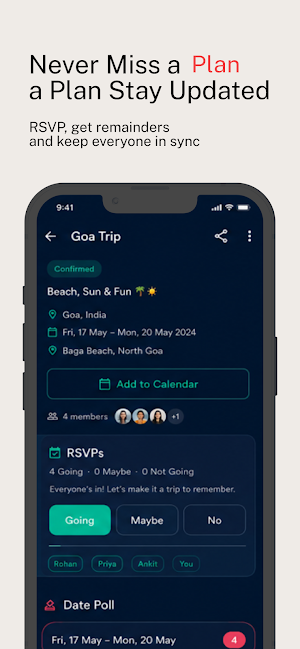 Squad — Group Hangout Planner Screenshot 3