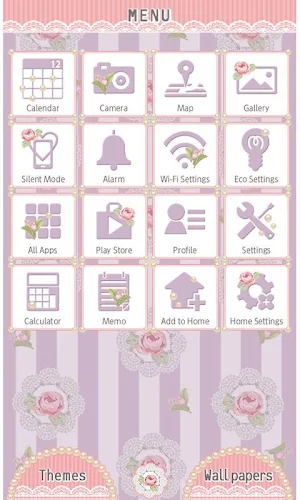 -Lavender Rose-Theme +HOME Screenshot 2