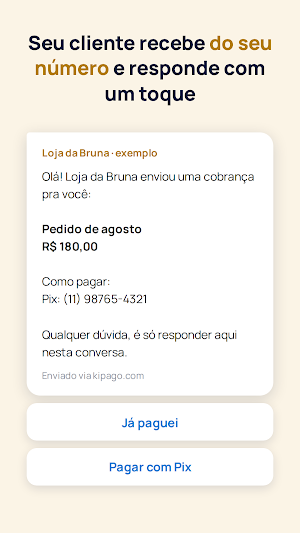 Kipago: fiado e cobranças Screenshot 2