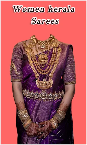 Women kerala Sarees Photo montage New Screenshot 1