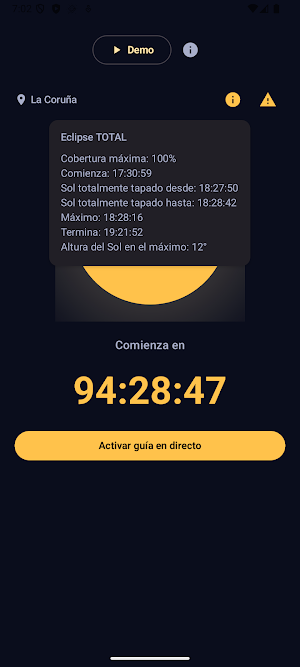 Eclipse 12 Agosto de 2026 Screenshot 1