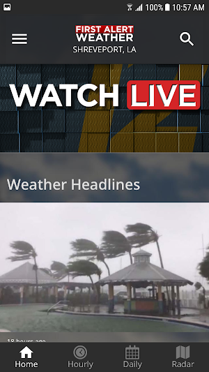 KSLA First Alert Weather Screenshot 1