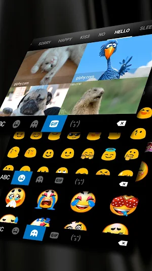 Black Business Keyboard Screenshot 3