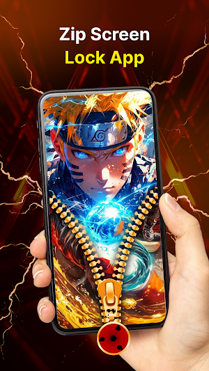 Zipper Lock Screen & 4K Screenshot 1