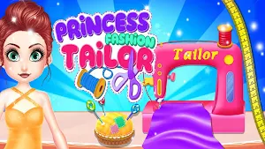 Tailor Fashion Games: 👸 Princess Clothing Design Screenshot 0
