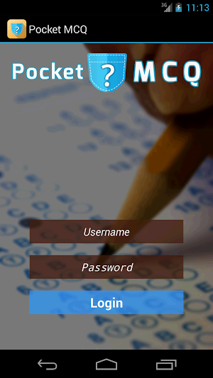 PocketMCQ Screenshot 0