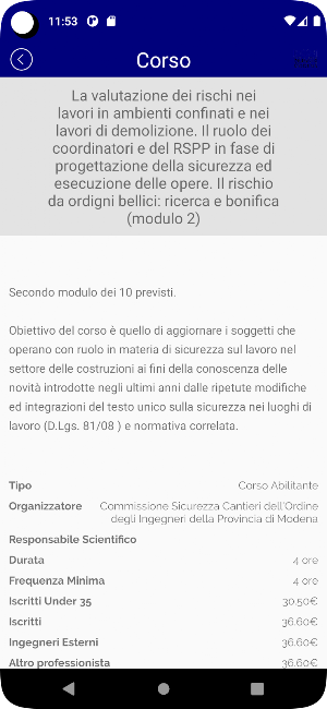 Ordine Ingegneri Modena Screenshot 1