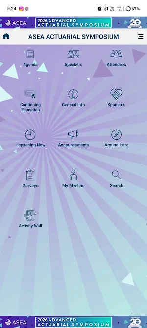 ASEA Actuarial Symposium Screenshot 1