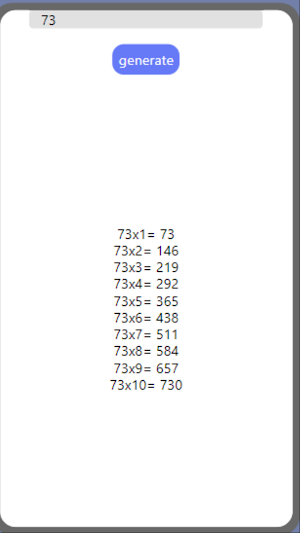 Multiplication table by Yassin Screenshot 2