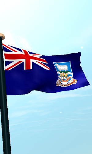 Falkland Islands Flag 3D Screenshot 3