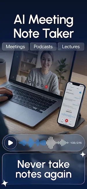 AI Note Taker - Voice to Notes Screenshot 0