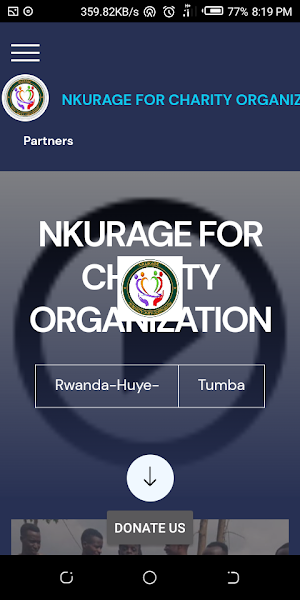 Nkurage for Charity App Screenshot 1