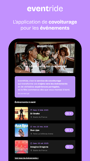 EventRide Screenshot 0