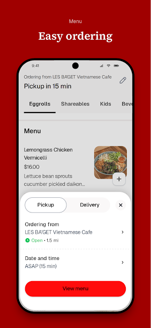 LES BAGET Vietnamese Cafe Screenshot 2