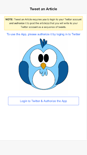 Tweet an Article Screenshot 1