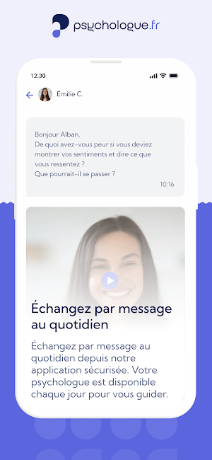 Psychologue.fr - Psy en ligne Screenshot 1