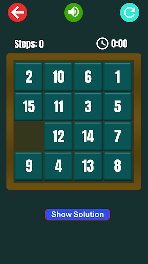 Puzzle 15 - Classical Sliding Puzzle Game Screenshot 3