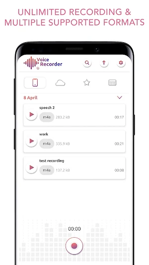 Voice Recorder App + Free Memo Recording Screenshot 0