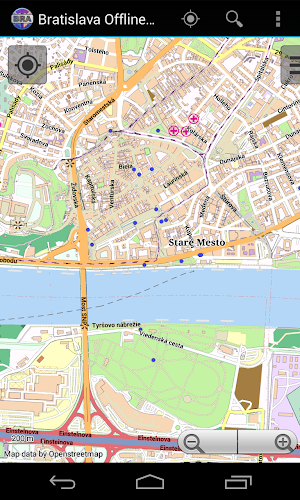 Bratislava City Map Lite Screenshot 1
