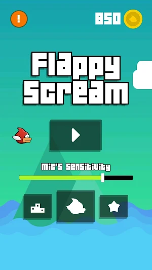 Scream Flappy - Control With Your Voice Screenshot 3