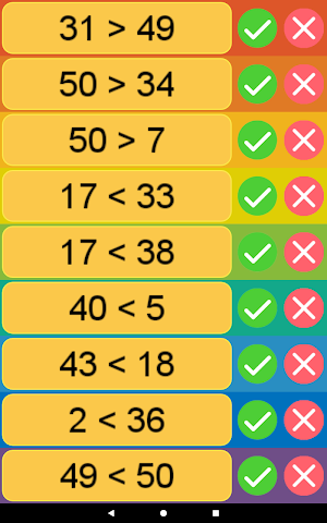 Kids True False - Math Screenshot 2
