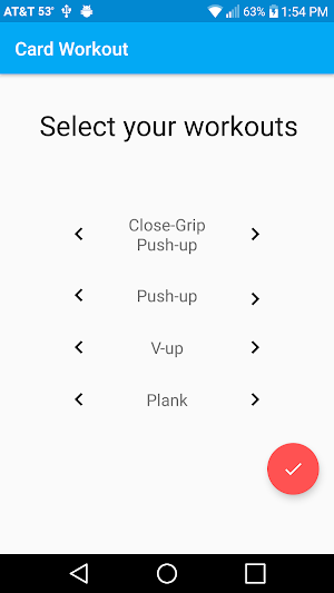 Card Workout Screenshot 1