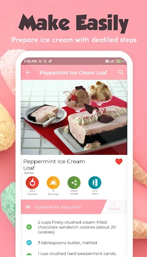 Ice Cream Recipes Screenshot 1