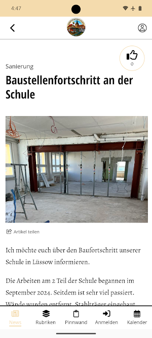 Gemeinde Lüssow Screenshot 2