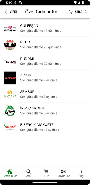 GİMDES Helal Gıda Screenshot 1