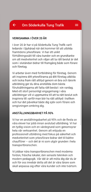 Söderkulla Tung Trafik Screenshot 1
