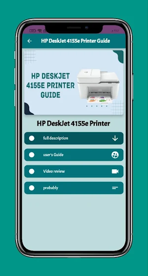 HP DeskJet 4155e Printer Guide Screenshot 0