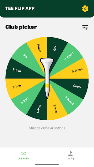 Tee Flip – Golf Club Picker Screenshot 0