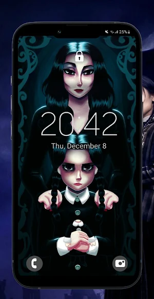Wednesday Addams Wallpaper Screenshot 1