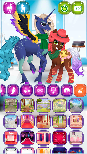 Unicorn pony dress up Screenshot 1
