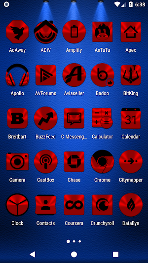 Red and Black Icon Pack Screenshot 2